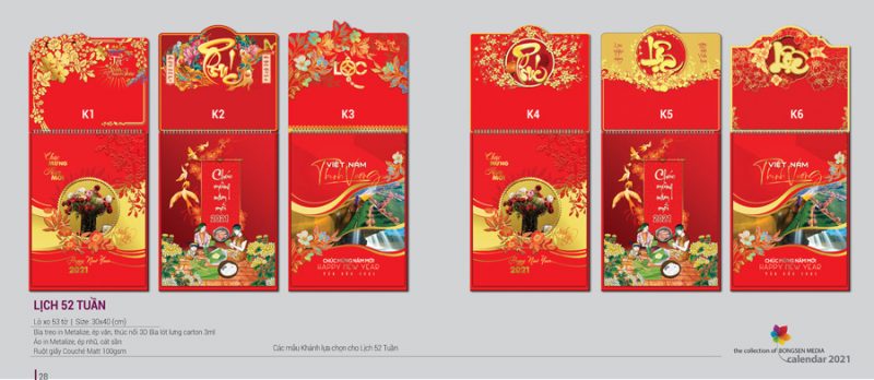 In Lịch Tết 52 tuần